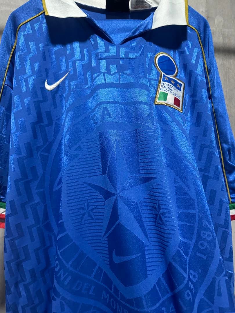 1995年 90s NIKE サッカー イタリア代表 ゲームシャツ 希少　10番