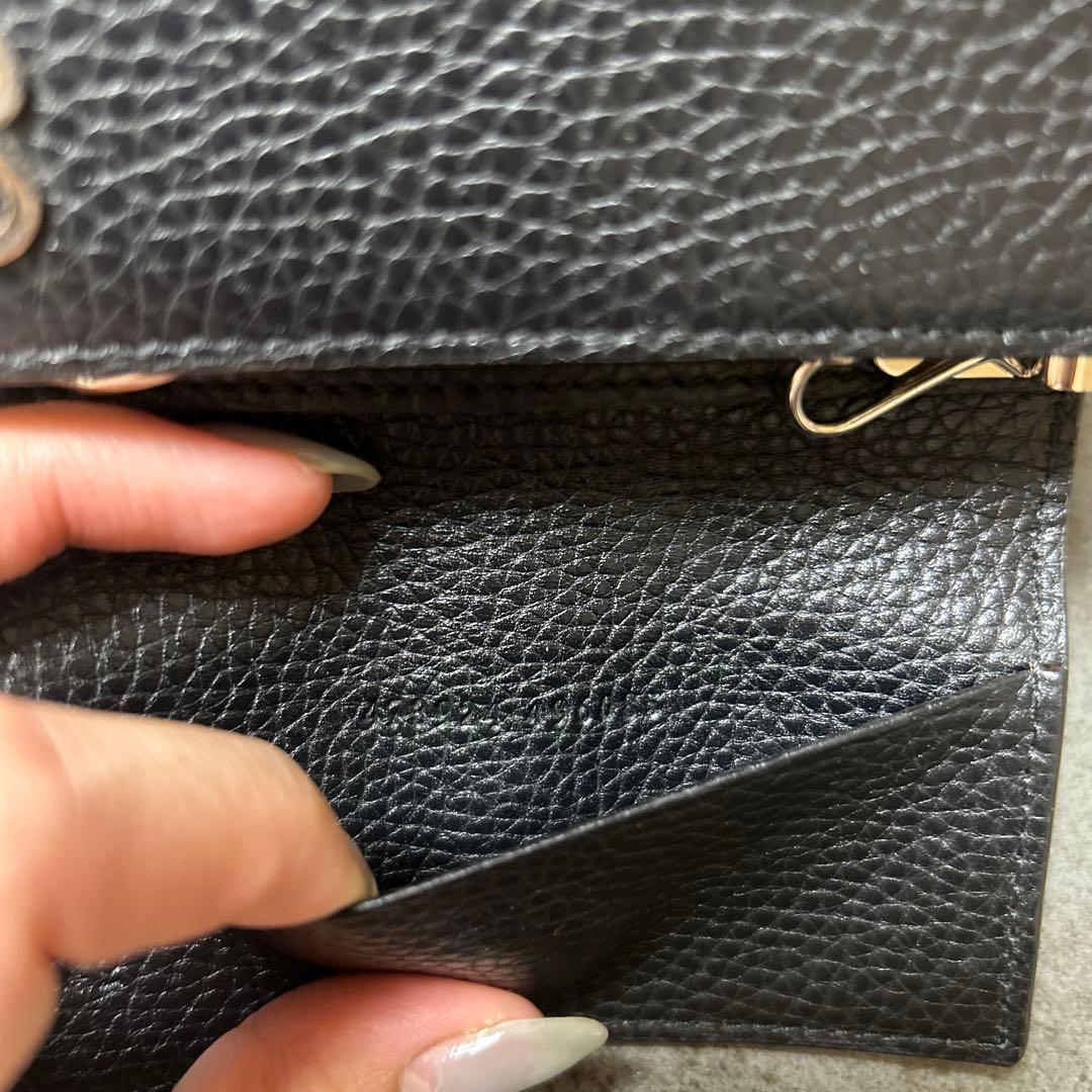 ❤️✴︎GUCCI レザー キーケース 黒