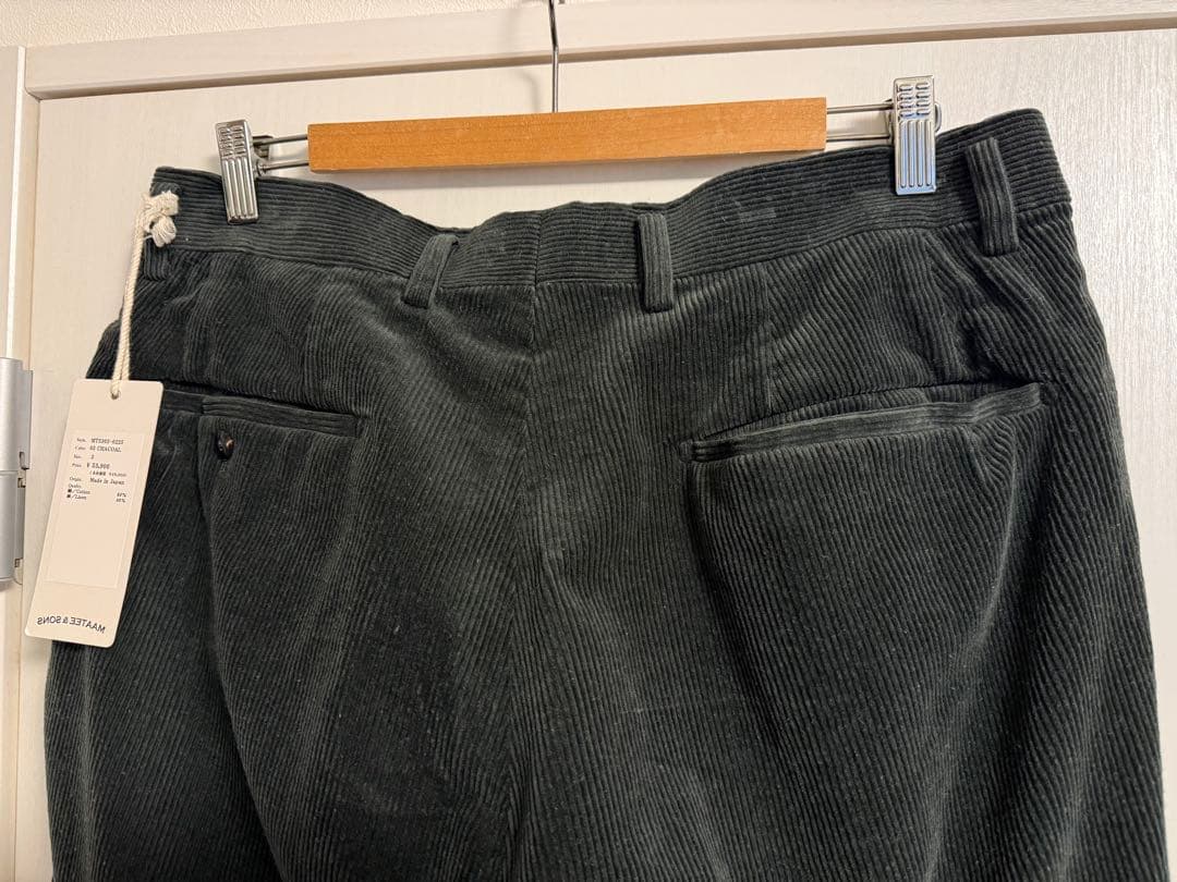 パンツ 2025AW MAATEE&SONS CHINO CHIC Charcoal