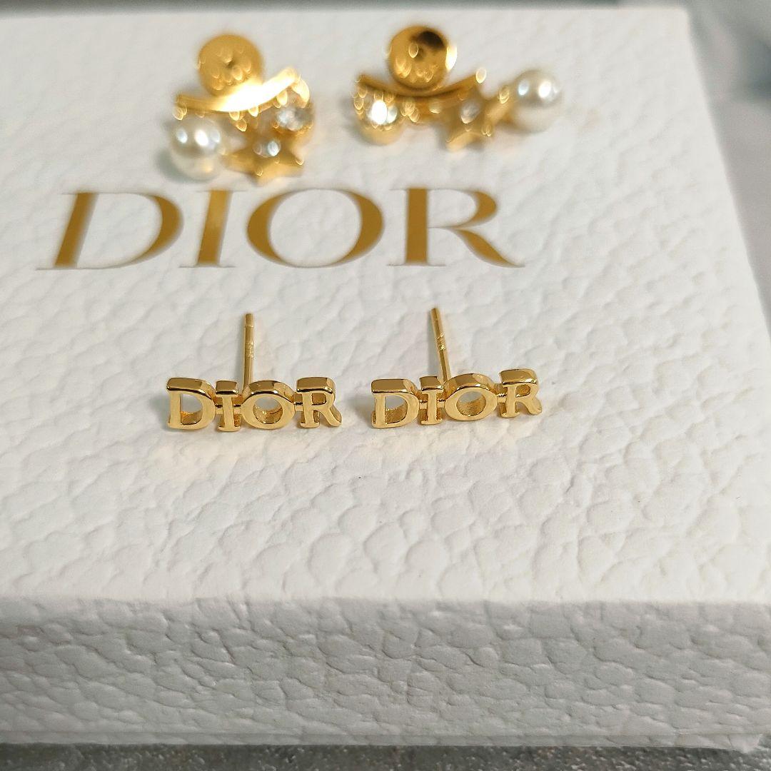 Dior ディオール ピアス ゴールド