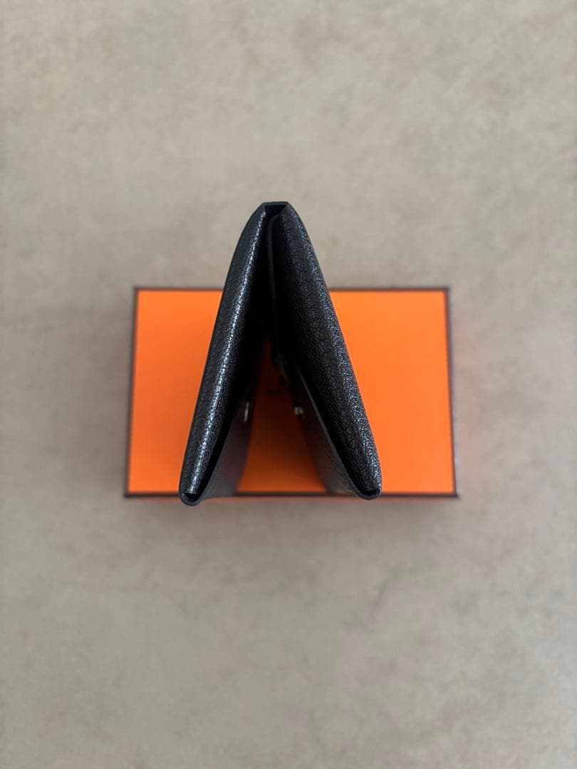 新品・未使用 エルメス カルヴィ デュオ ブラック