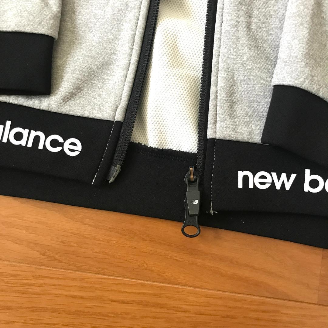 ニューバランス　ゴルフ　フルジップパーカー　 グレー　サイズ6　⑤