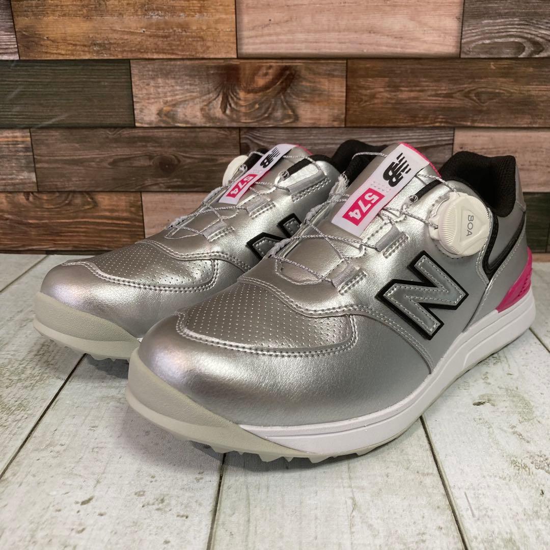 ✨新品✨ ニューバランス 574 v3 BOA ゴルフシューズ　ボア　25cm