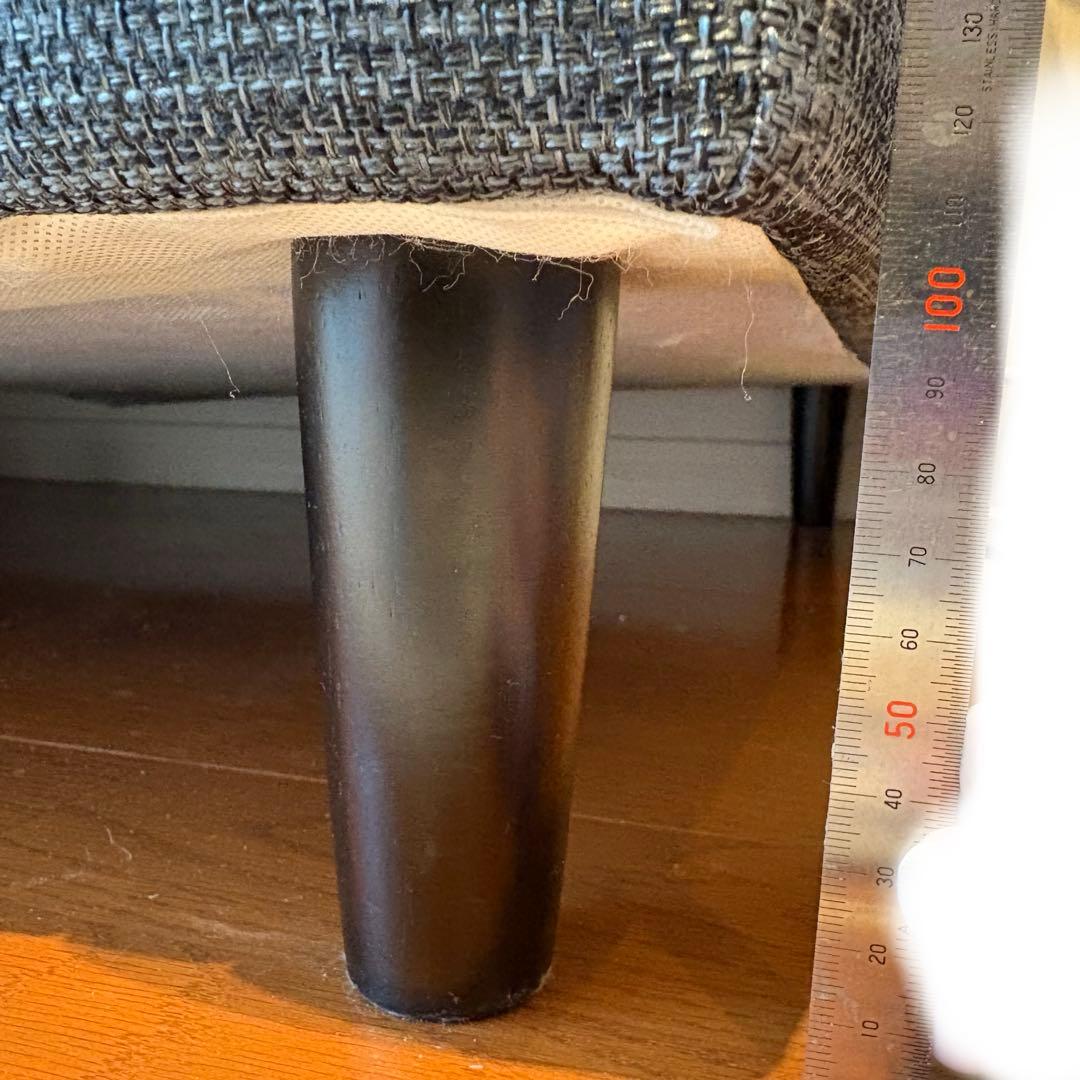 ニトリ2人掛け布張りソファ