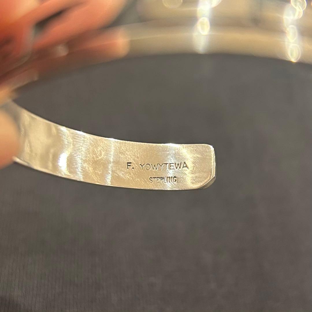 HOPI/ホピ族F.YOWYTEWA作 オーバーレイ バングル