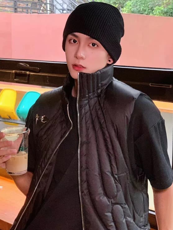 正規品 THUG CLUB Cave  ダウンベスト 2 ブラック