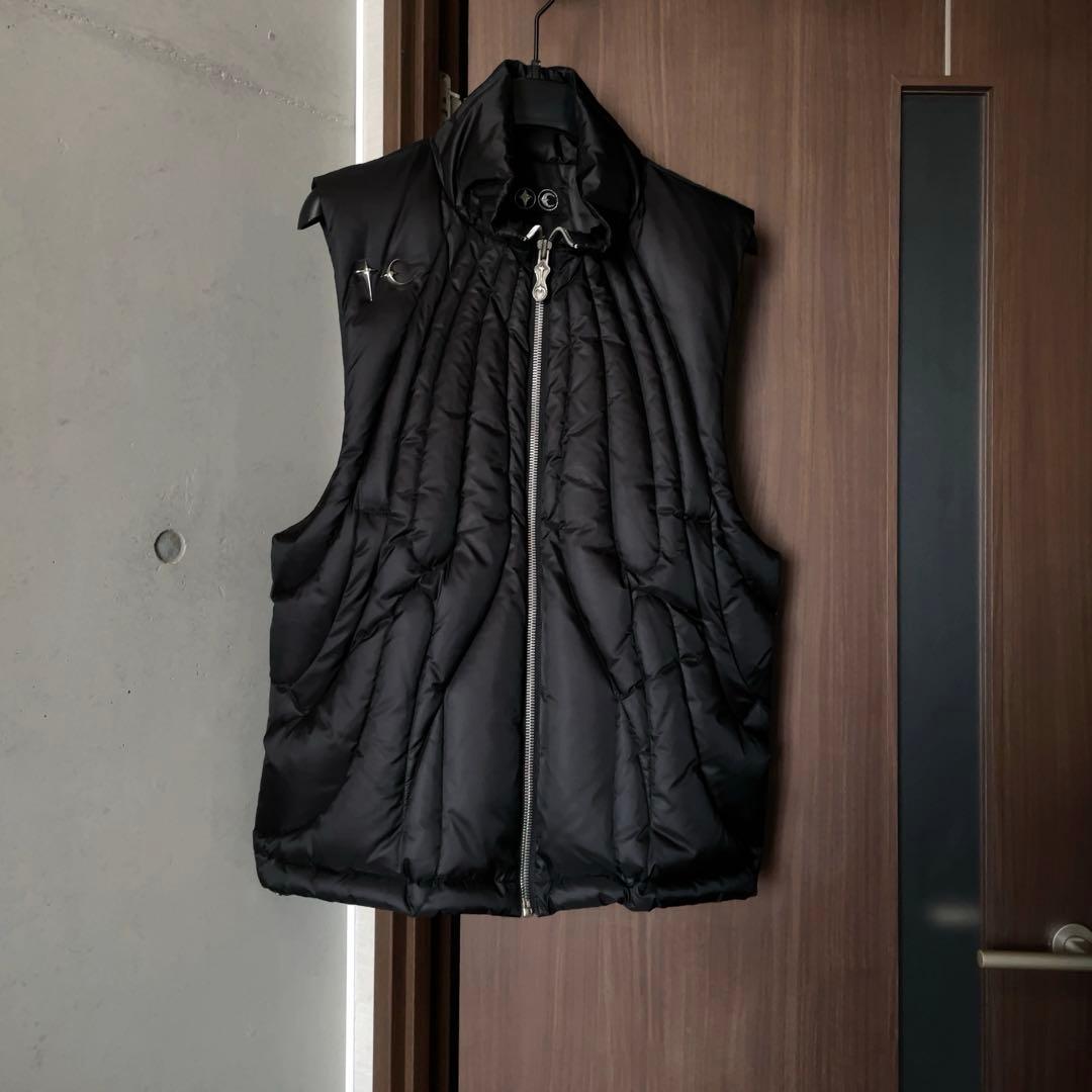 正規品 THUG CLUB Cave  ダウンベスト 2 ブラック