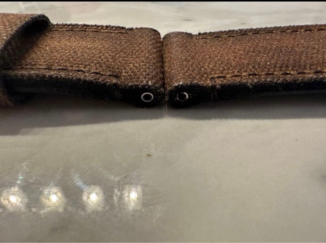 ハンドメイド パネライ 用 ベルト ヴィンテージ キャンバス 26mm 尾錠付