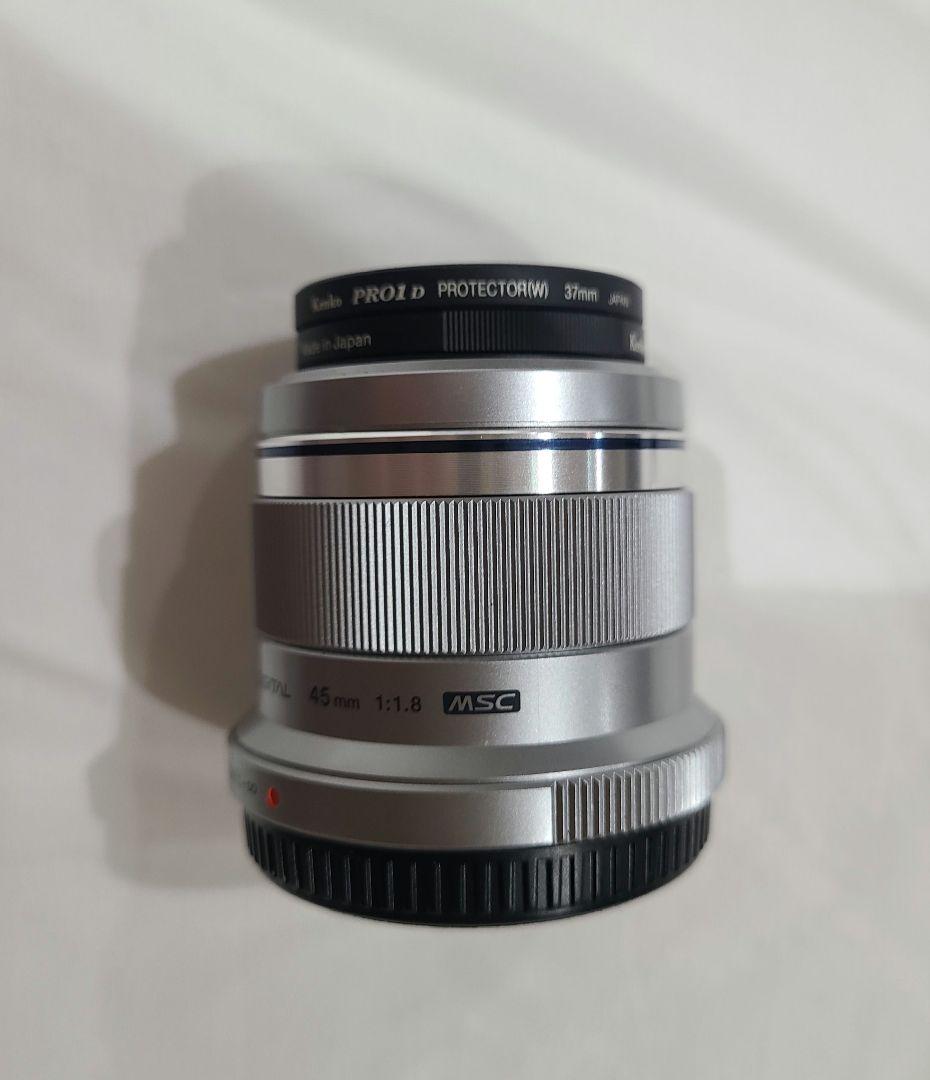 MS　OLYMPUS 単焦点 45mm F1.8　プロテクター付き