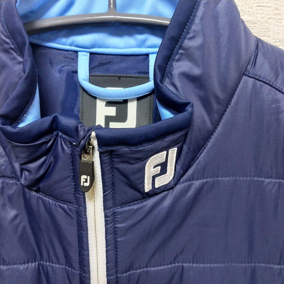 極美品 FJ キルティングジャケット ネイビー/ライトブルー M