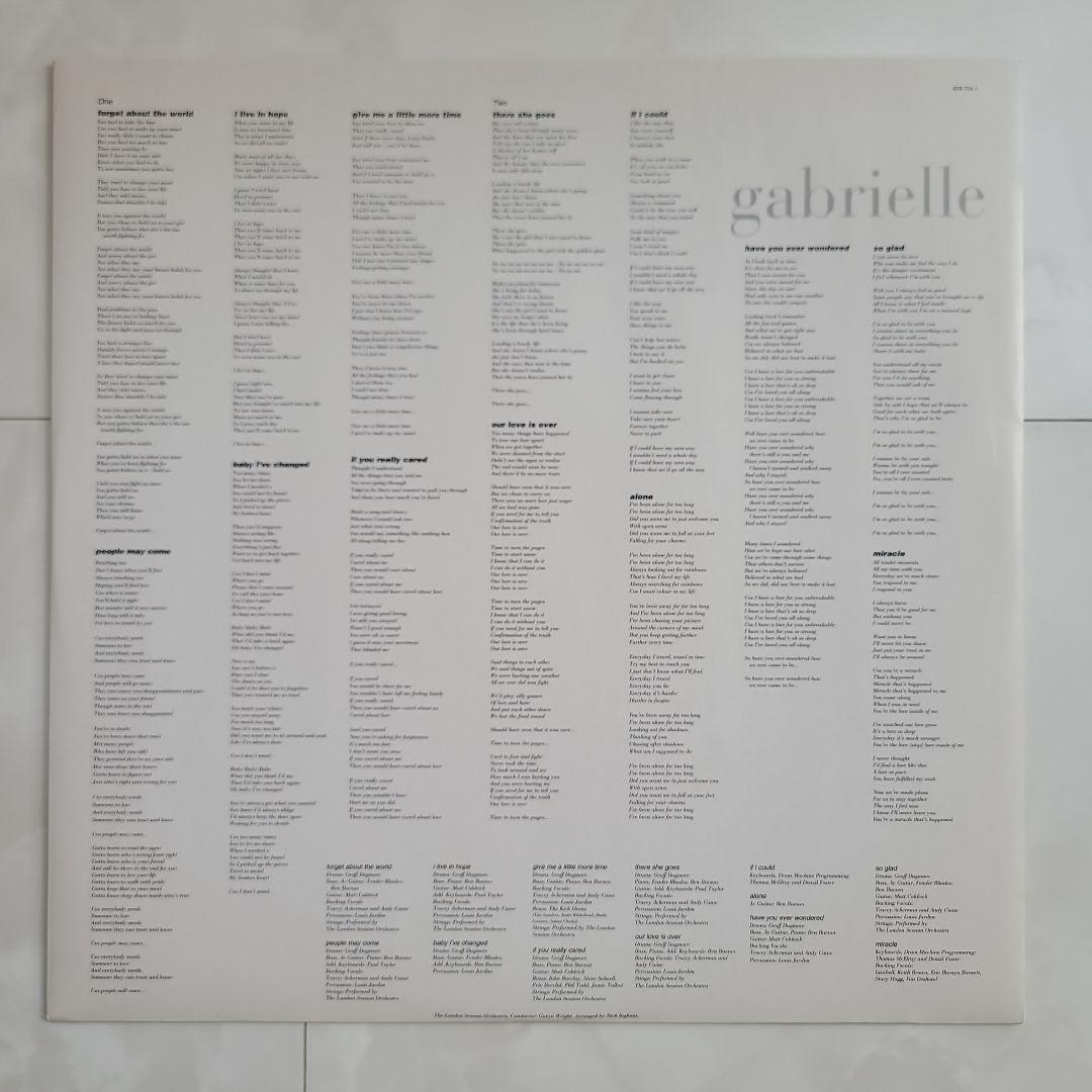 ★ＵＫオリジナル盤★『ＧＡＢＲＩＥＬＬＥ』ガブリエル