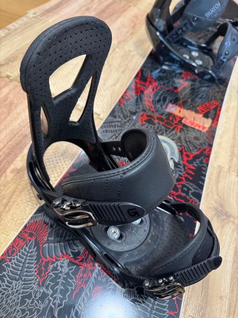 3点セット BURTON Blunt 155cm スノーボード グラトリ 初心者