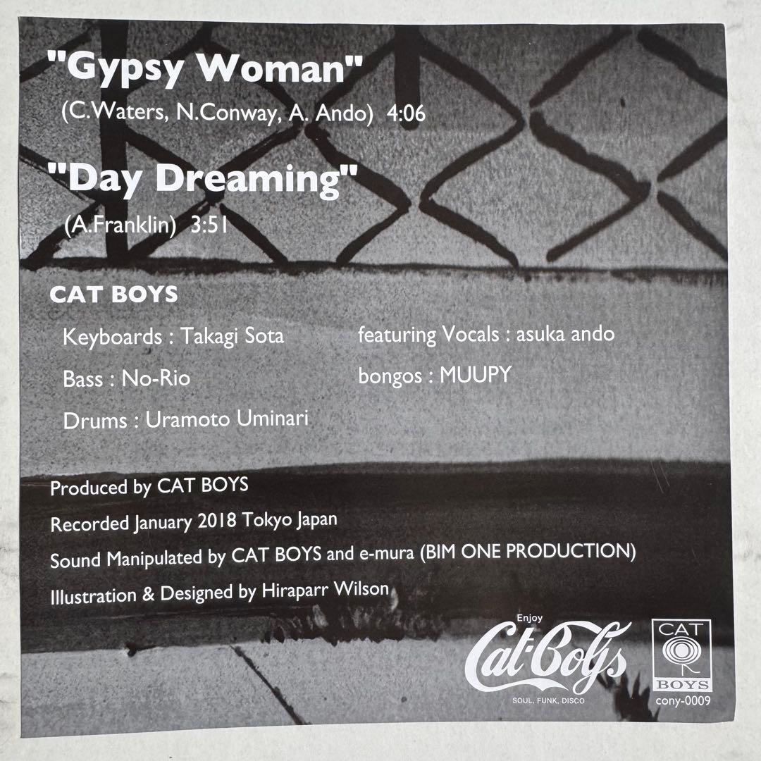 CAT BOYS asuka ando Gypsy Woman 7インチレコード