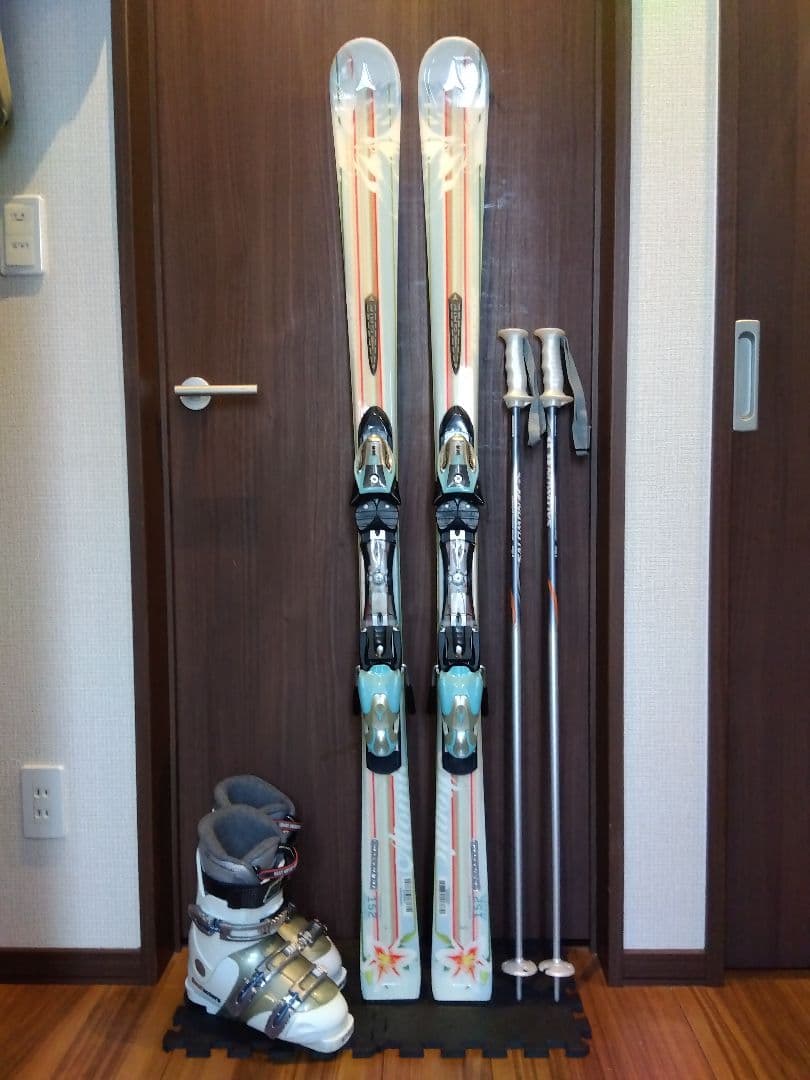 ハイエンド ATOMIC 学生・レディース スキーセット メンテ・WAX済み✔