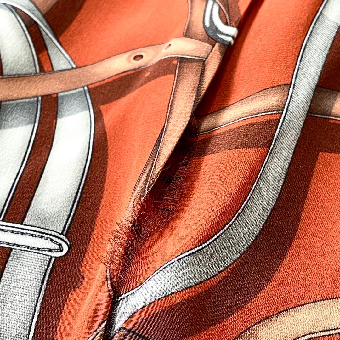 グッチ　GUCCI ホースビット　ジャケット　ブラック　黒　スカーフ柄