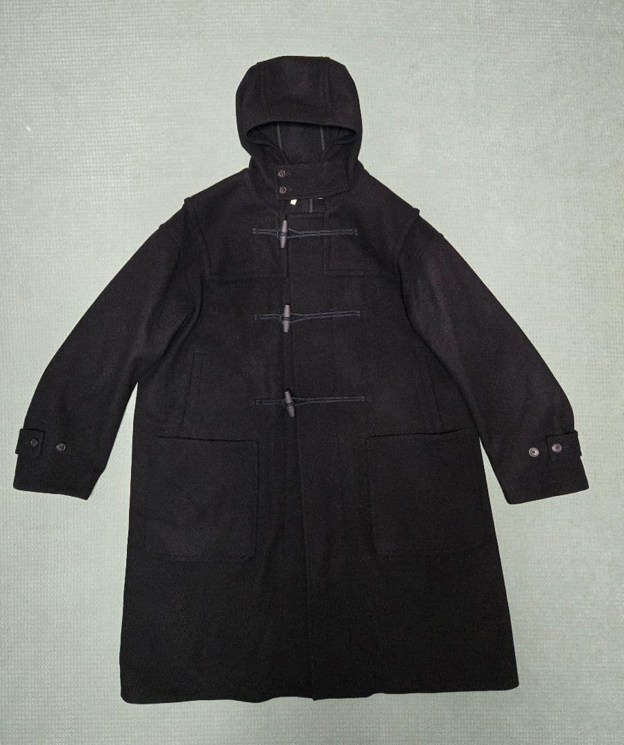 ユニクロジル・サンダー　+J　黒 ダッフルコート XXL　2日間限定値下げ