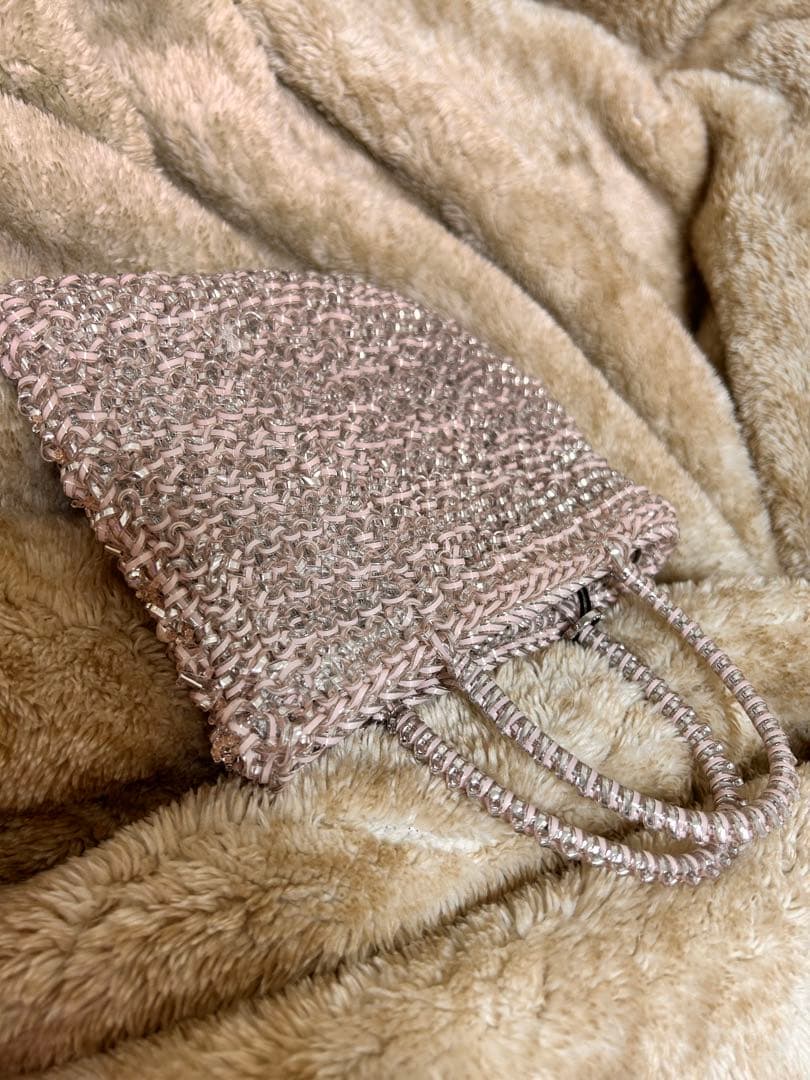 クオーリ ペルラ グリッター/パウダリーピンクシルバ