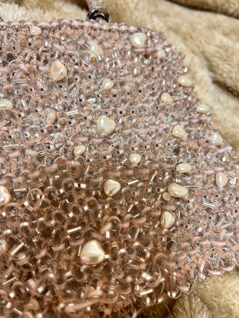 クオーリ ペルラ グリッター/パウダリーピンクシルバ