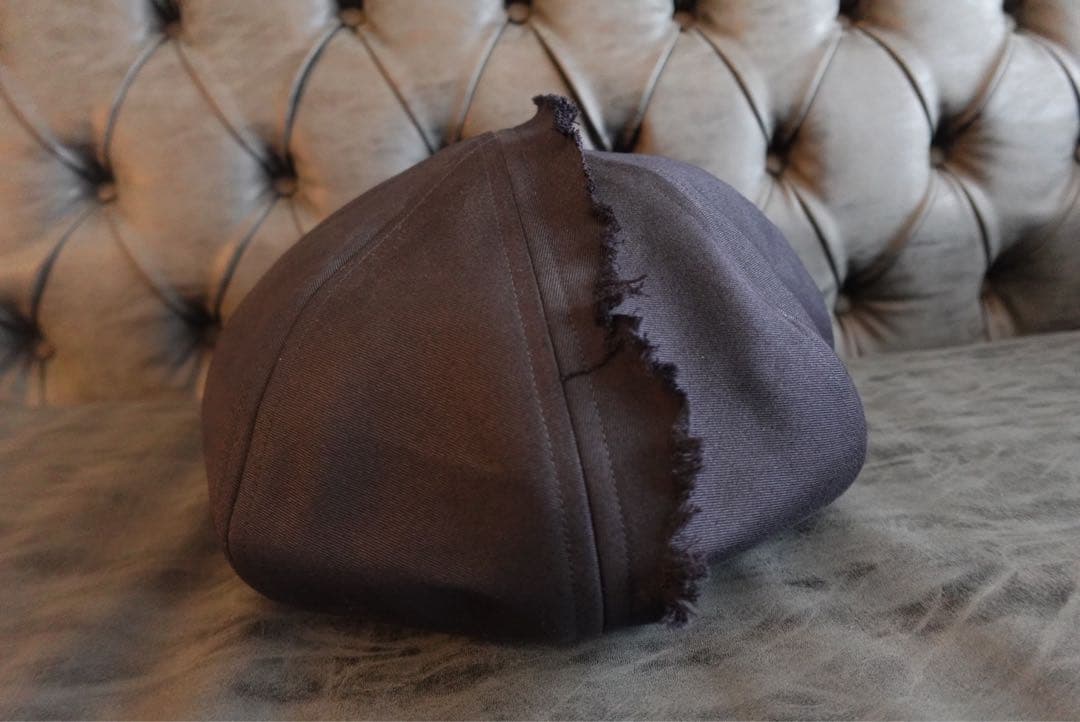 【美品】Ground Y グラウンドワイ ダメージコットンキャスケット