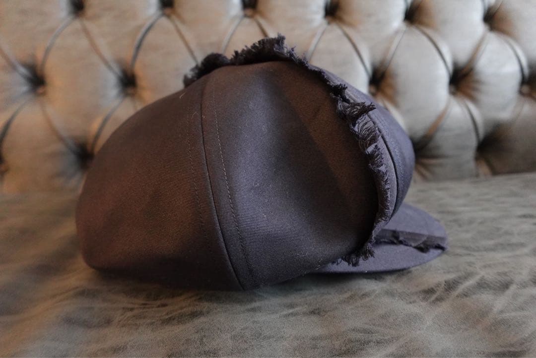 【美品】Ground Y グラウンドワイ ダメージコットンキャスケット