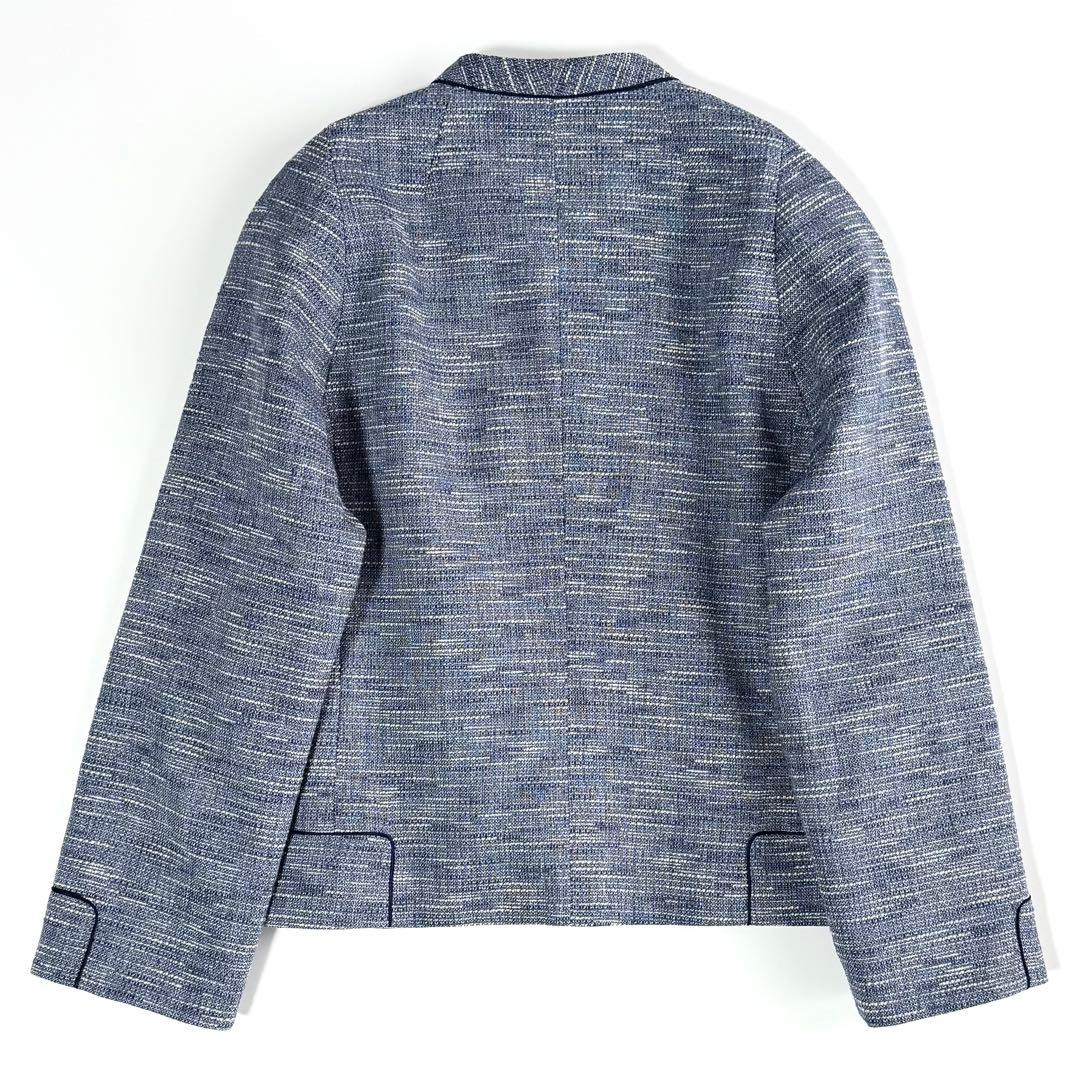 【25SS】 トゥモローランドコレクション ラメツイード クルーネックジャケット