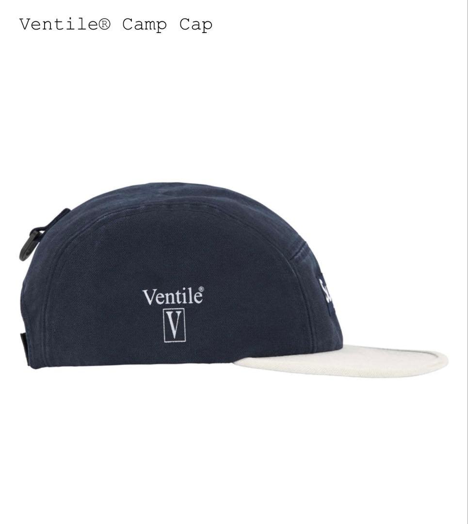 帽子 supreme Ventile Camp Cap Navy