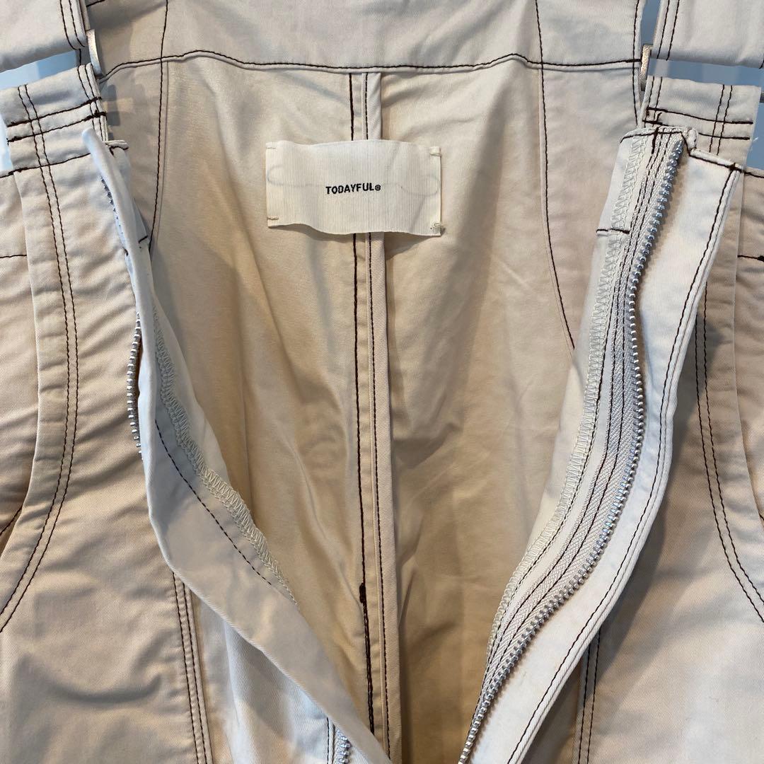 サロペット・オーバーオール・オールインワン Frontzip Cotton Salopette 38