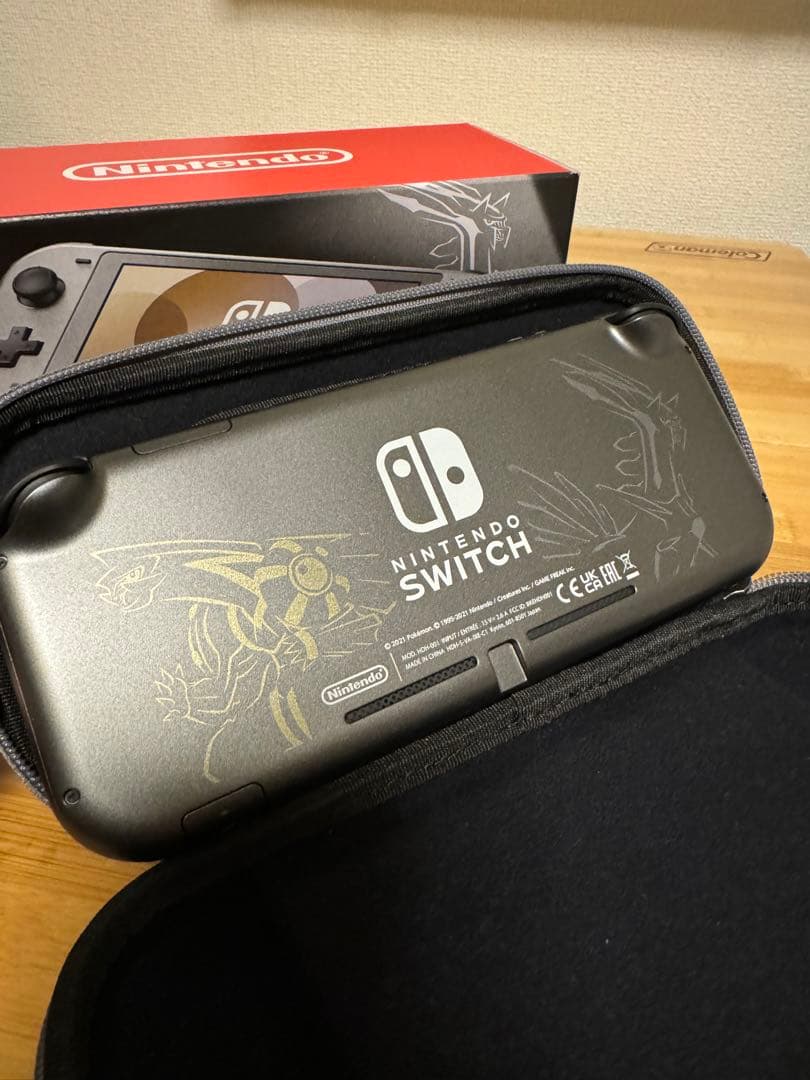 Nintendo Switch Lite グレー ポケモンデザイン ケース付き