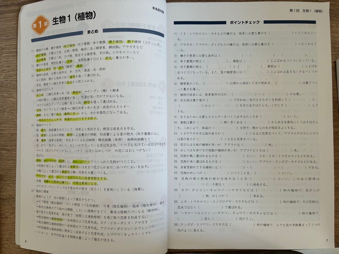 四谷大塚　予習シリーズ　演習問題集　四科のまとめ　週テスト問題集　6年