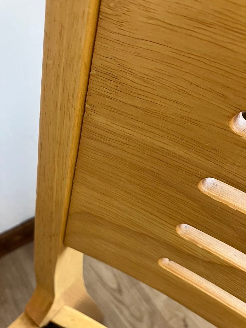 TOYO FURNITURE ダイニングチェア 2脚セット ナチュラル リペア品