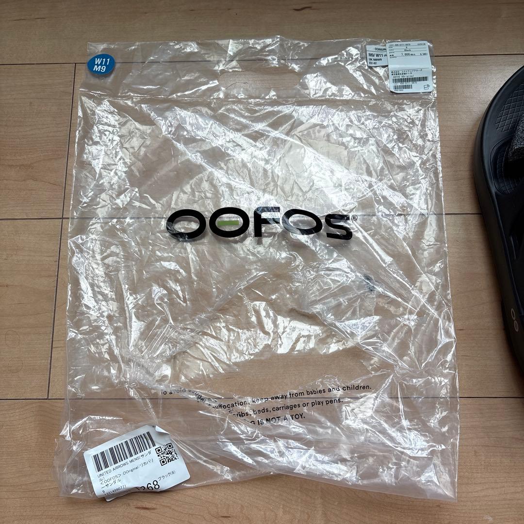 【新品】OOFOS OORIGINAL リカバリーサンダル　ブラック 28cm