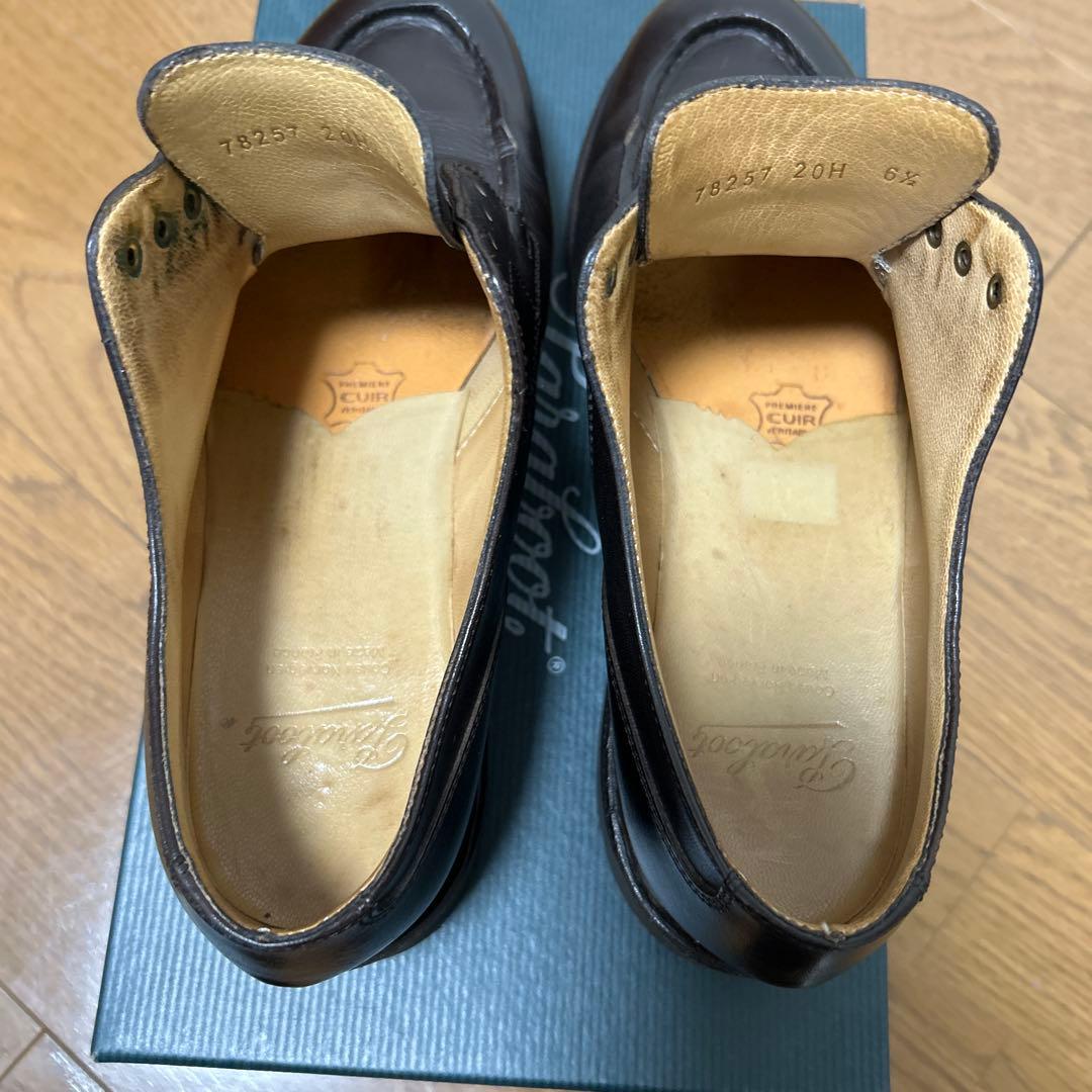 パラブーツ　paraboot シャンボード　カフェUK6.5