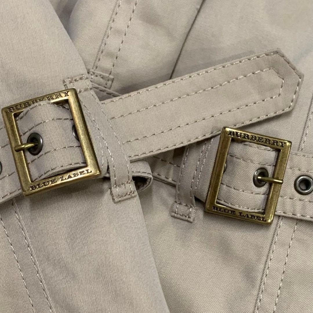 10r54 Burberry バーバリー ブルーレーベル トレンチコート 38