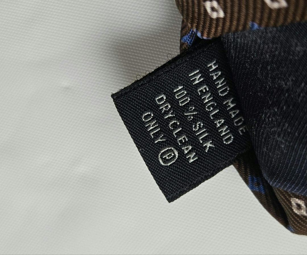 美品　holiday and brown 50oz シルク ネクタイ ブラウン