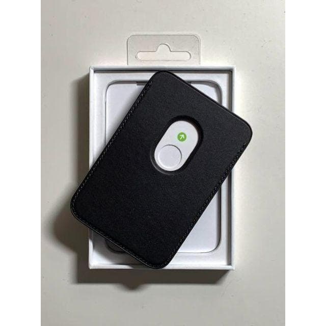 【新品】純正 MagSafe対応 iPhone レザーウォレット・ブラック①