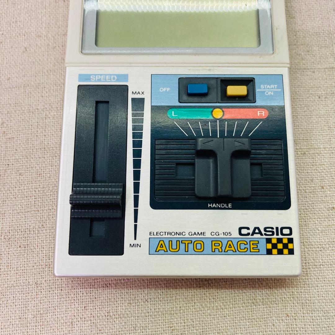 【レトロ】CASIO　オートレース　CG-105　ゲームウォッチ　レトロゲーム