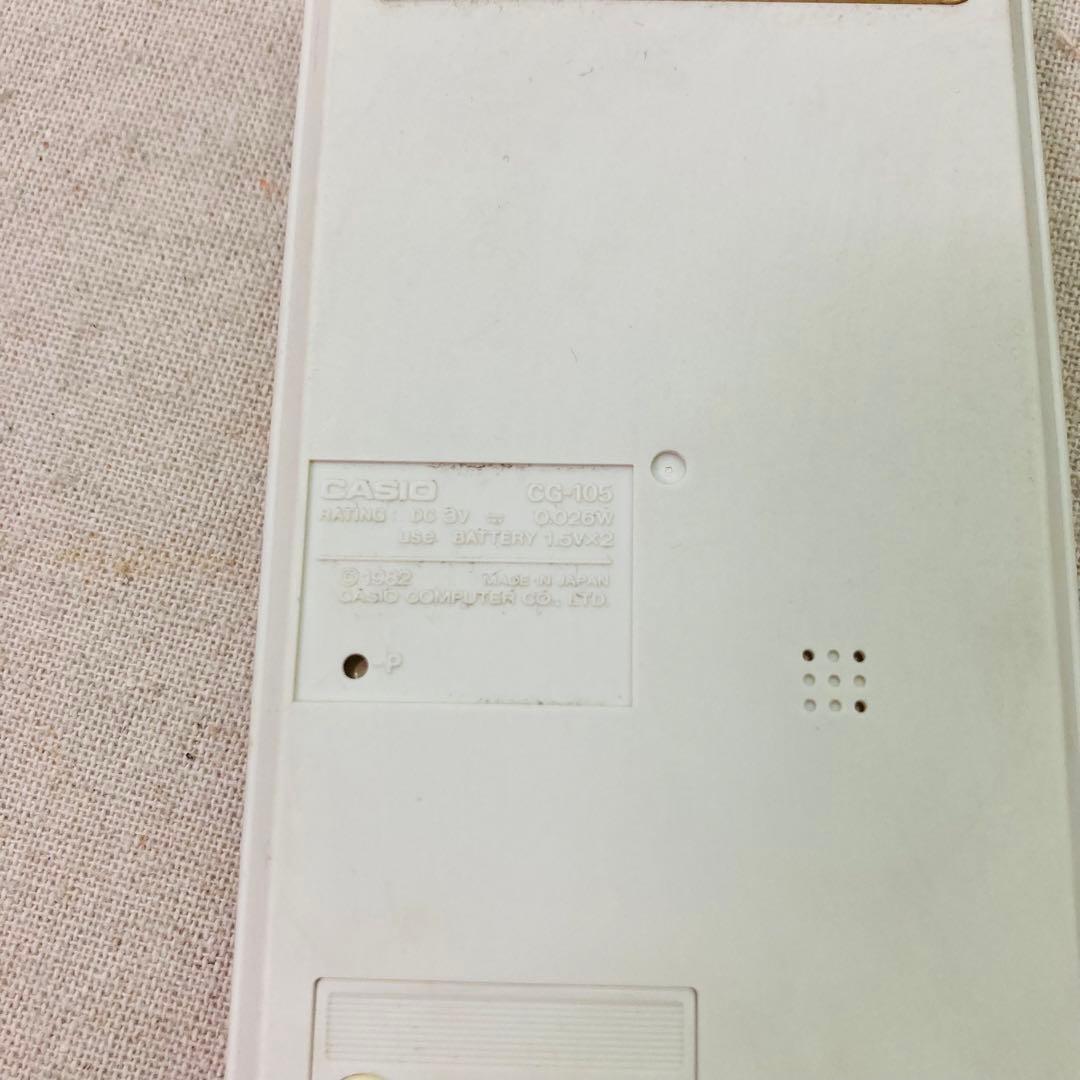 【レトロ】CASIO　オートレース　CG-105　ゲームウォッチ　レトロゲーム