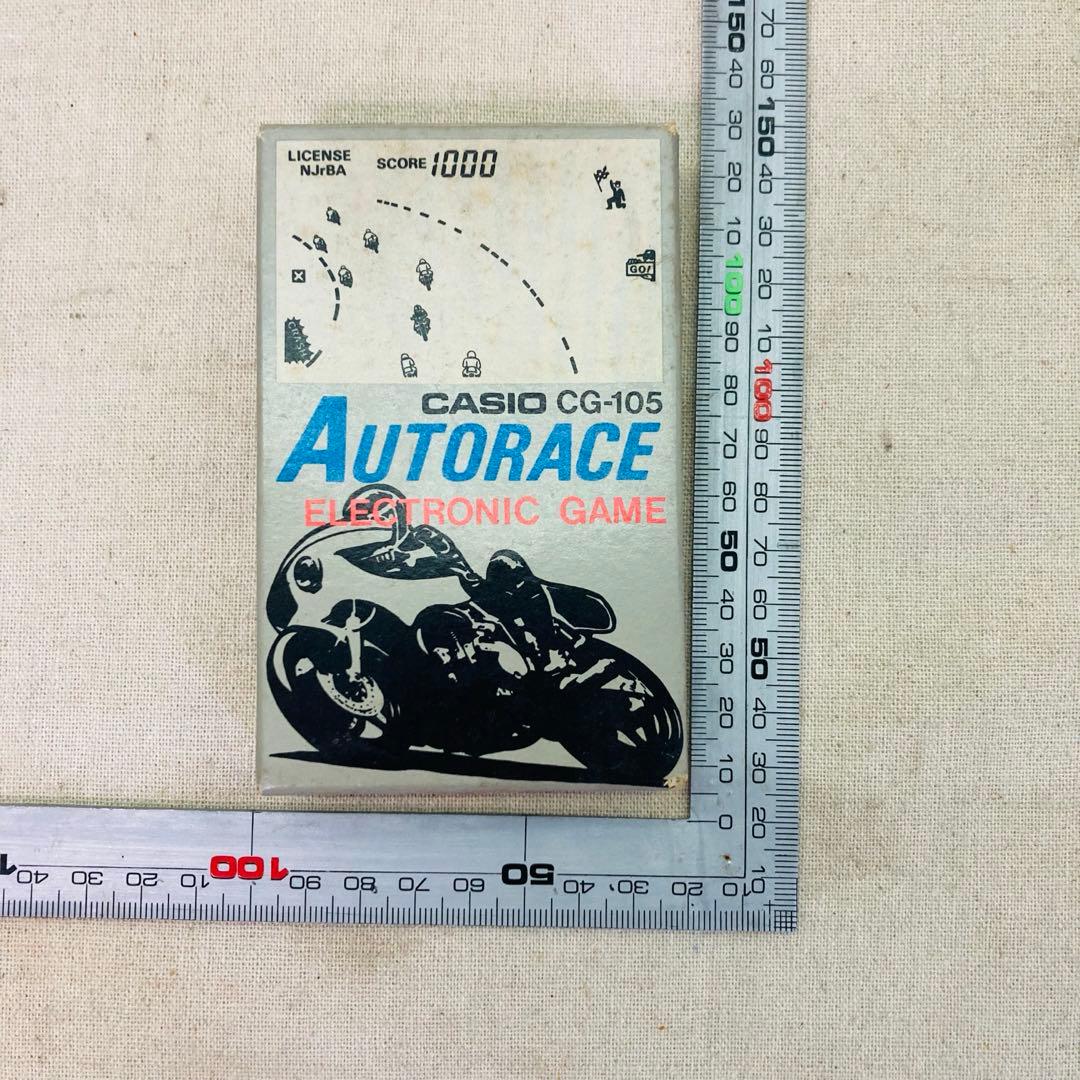【レトロ】CASIO　オートレース　CG-105　ゲームウォッチ　レトロゲーム