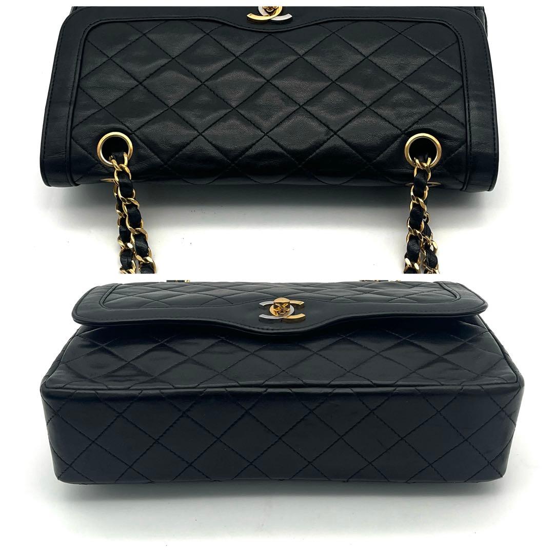 美品‼️ カードあり　シャネル パリ限定 ダブルフラップ チェーンショルダーバッグ