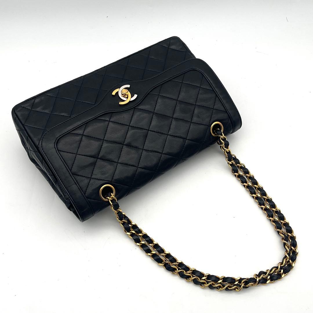 美品‼️ カードあり　シャネル パリ限定 ダブルフラップ チェーンショルダーバッグ