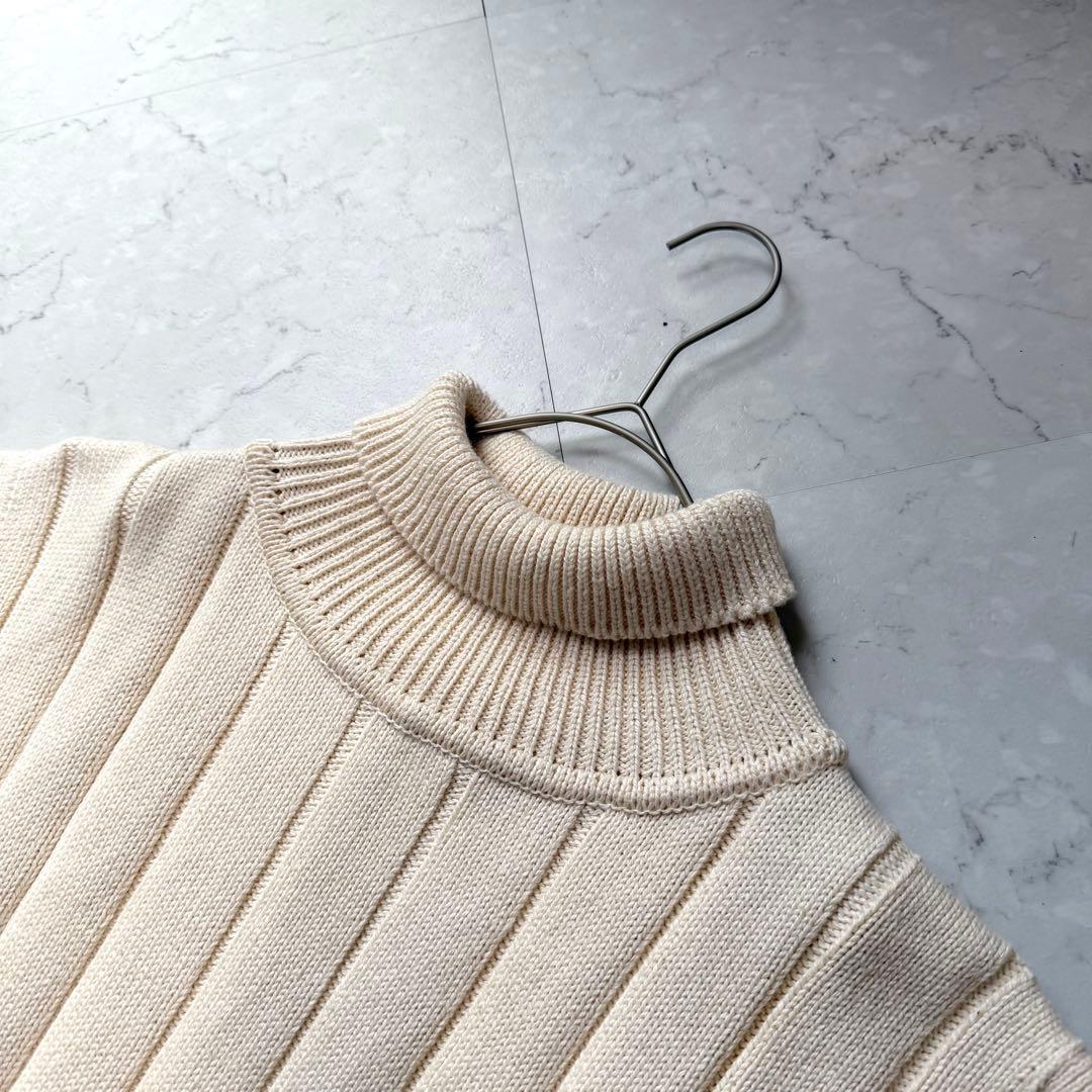 新品 PRISTINE ニットベスト ジレ M オーガニックコットン タグ付き