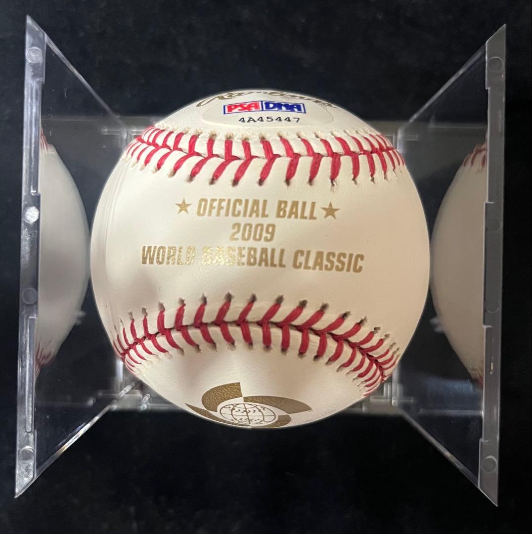 川崎宗則 2009年 WBC 日本代表 直筆サインボール PSA鑑定証明書付き