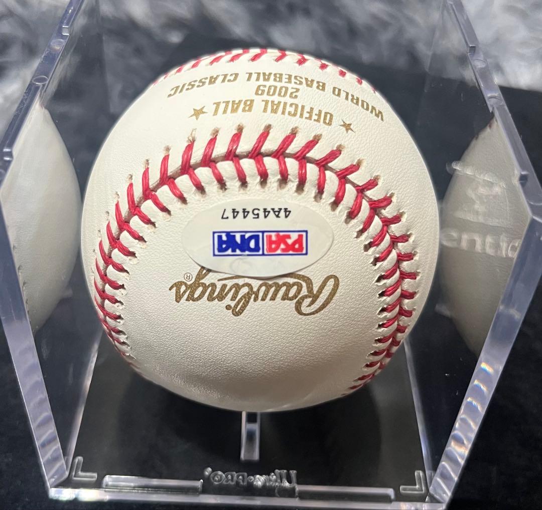 川崎宗則 2009年 WBC 日本代表 直筆サインボール PSA鑑定証明書付き