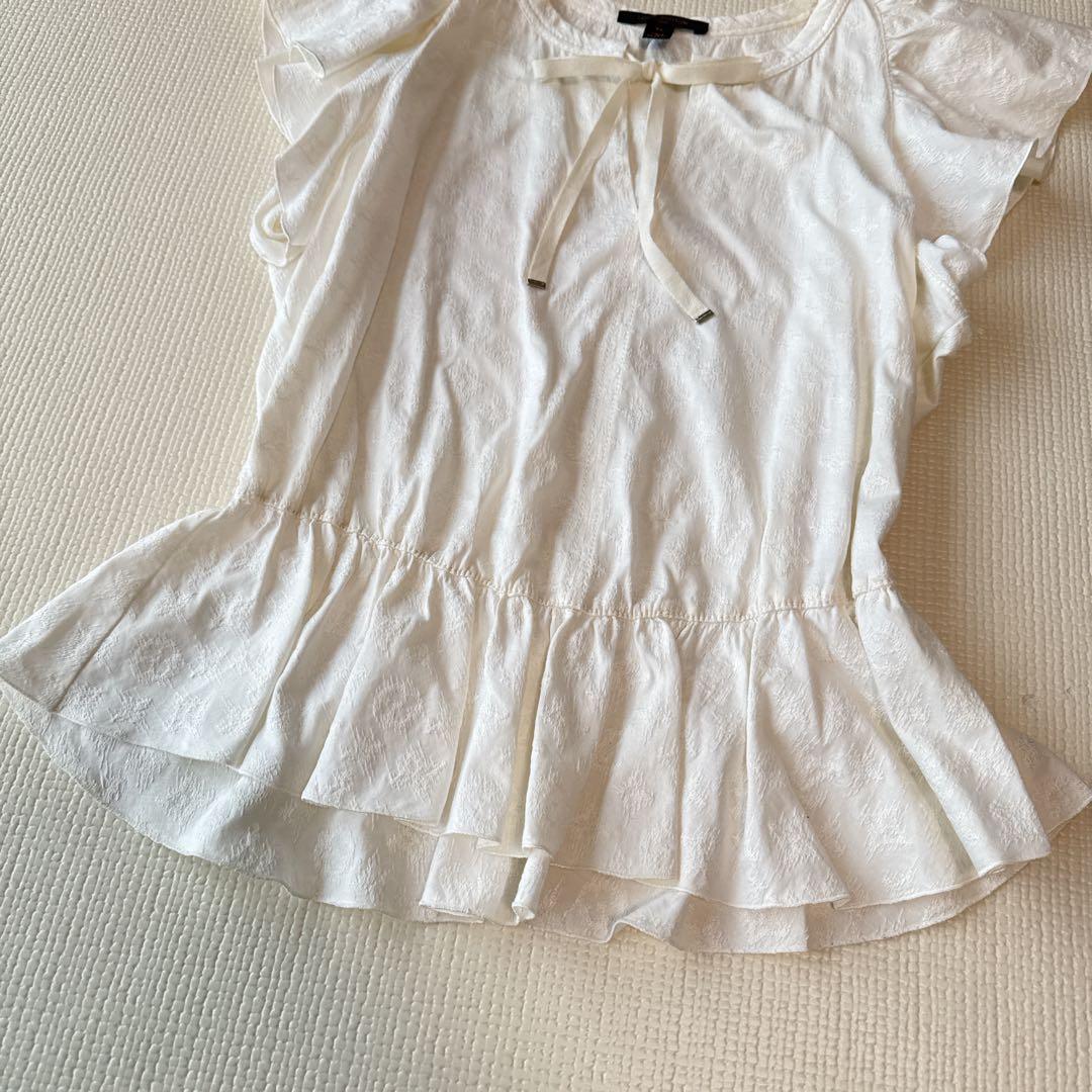 ルイヴィトン　LOUIS VUITTON カットソー　ペプラム　ノースリーブ