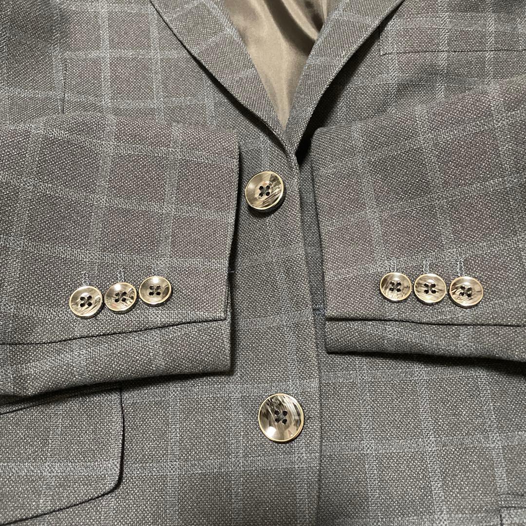 男の子 165cmフォーマルスーツ ネイビー シャツ・ネクタイ付き