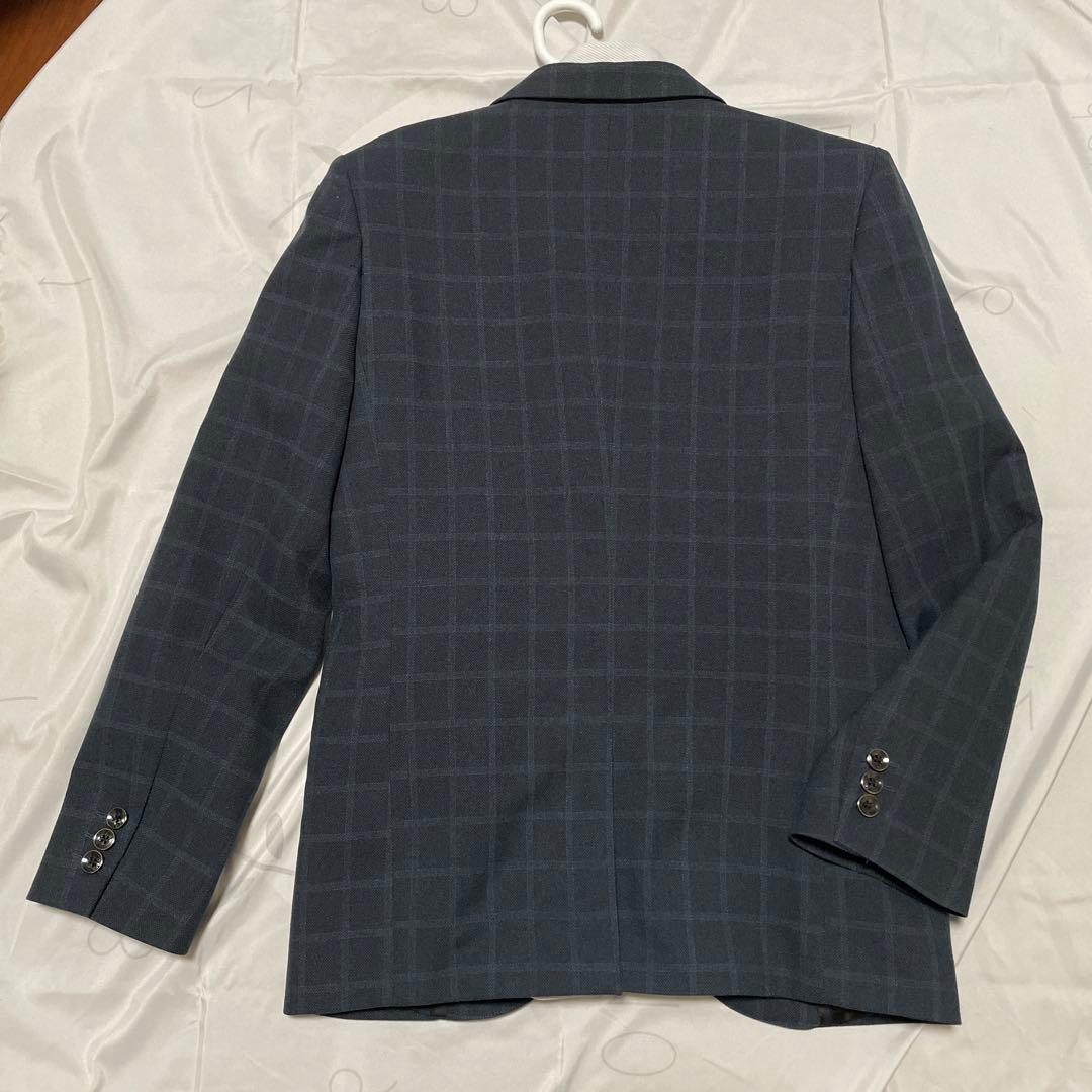 男の子 165cmフォーマルスーツ ネイビー シャツ・ネクタイ付き