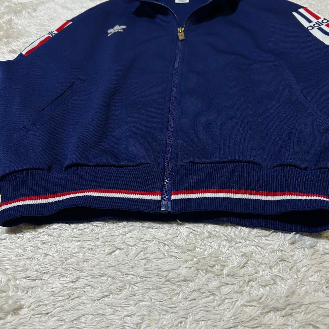 adidas アディダス トラックジャケット　刺繍ロゴ デサント社製
