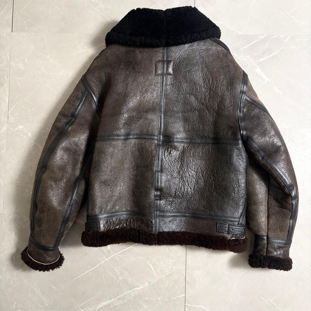 AVIREX B-3 フライトジャケット　リアルムートン　 サイズ38 USA製