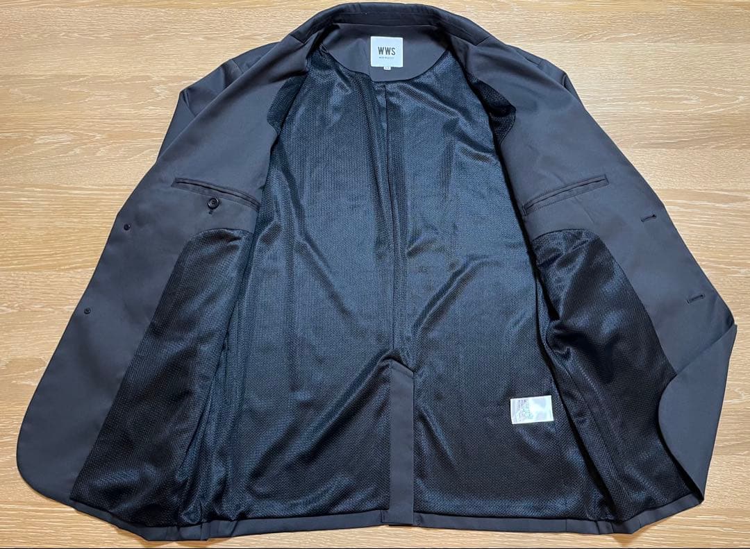 【中古美品】WWS ワークウェアスーツ セットアップ チャコールグレー