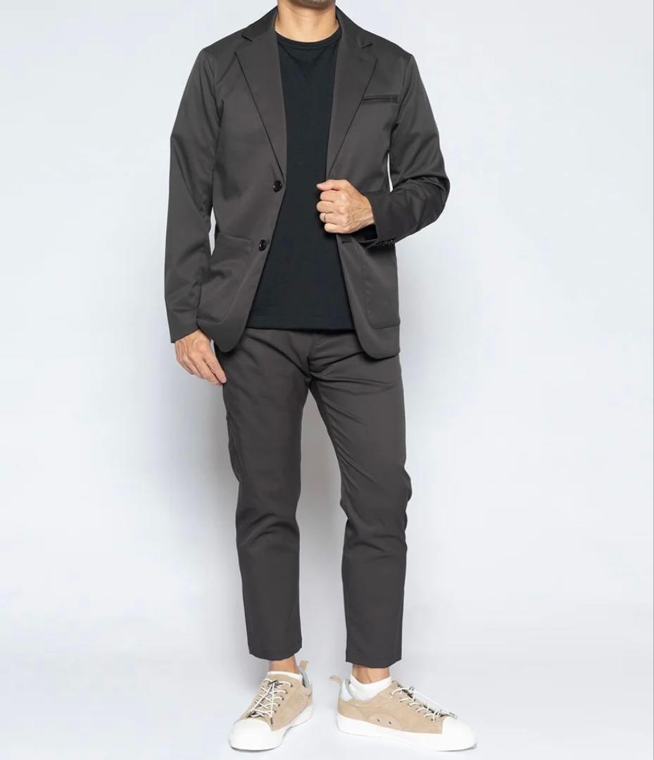 【中古美品】WWS ワークウェアスーツ セットアップ チャコールグレー